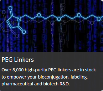 High-purity PEG linker molecular structure